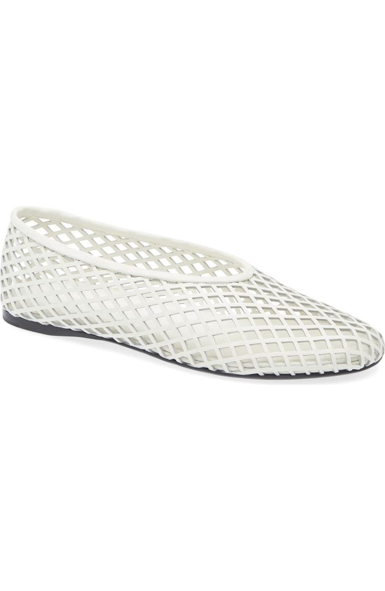Tee Perforated Ballet Flat