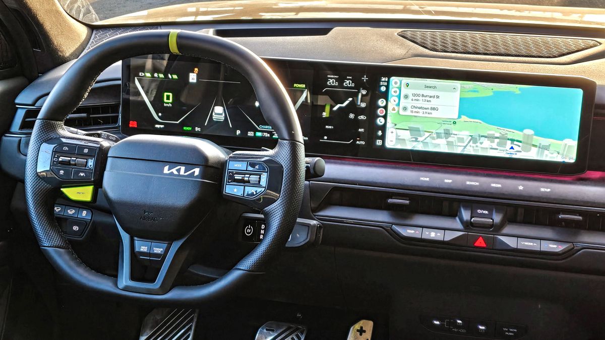 Kia EV9 GT test drive.