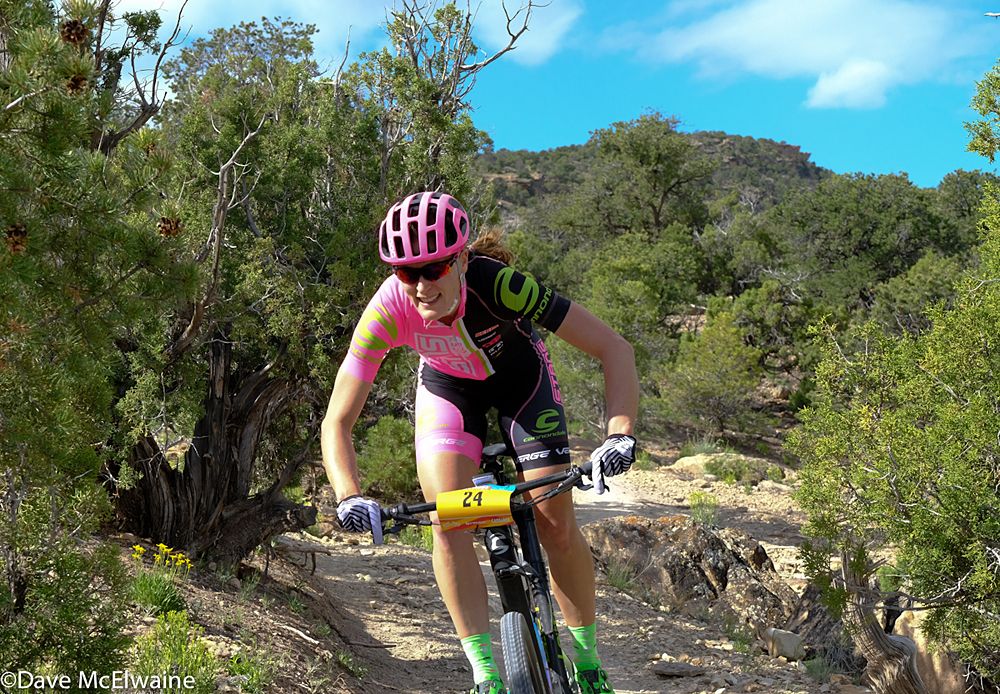 Mical Dyck (Stan&rsquo;s NoTubes) was having a podium ride. She finished fourth