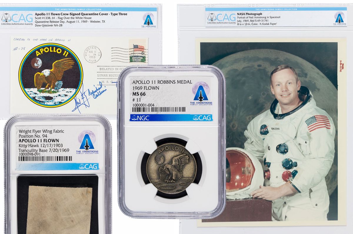Neil Armstrong's Scout hat among items in Heritage Auctions sale