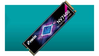 The Biwin Black Opal NV7400 SSD floats in the teal-gradient PCG deal void.