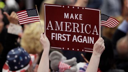 Donald Trump campaigned on a protectionist 'America First' platform 