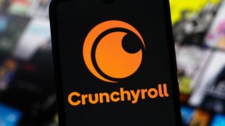 Crunchyroll app in the App Store on a smartphone screen