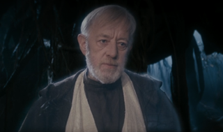 Alec Guinness as Obi-Wan Kenobi in Star Wars: Return of the Jedi
