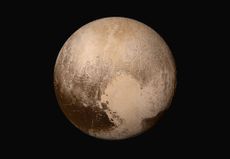 Global Mosaic of Pluto in True Color