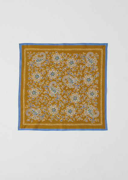 Provencal Paisley Print Bandana | Cumin
