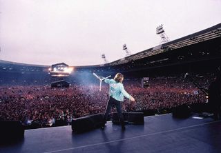 JBJ fronting Bon Jovi at Wembley Stadium in 1995.