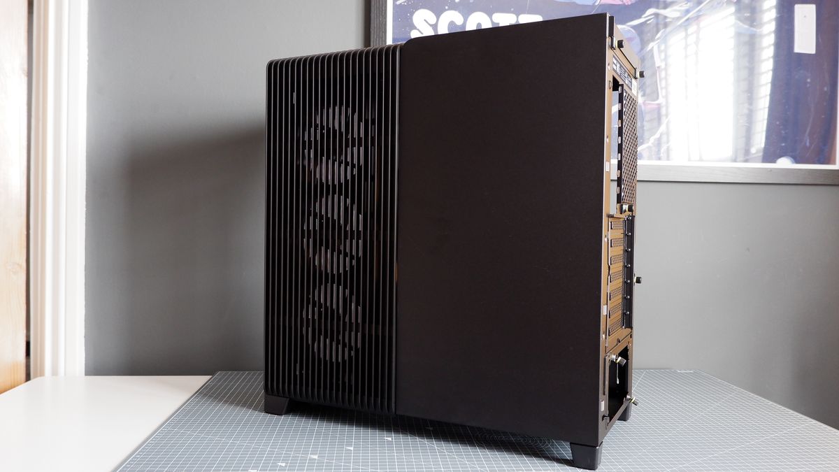 Corsair Frame 4500X ATX PC case throughout a PC build for testing.