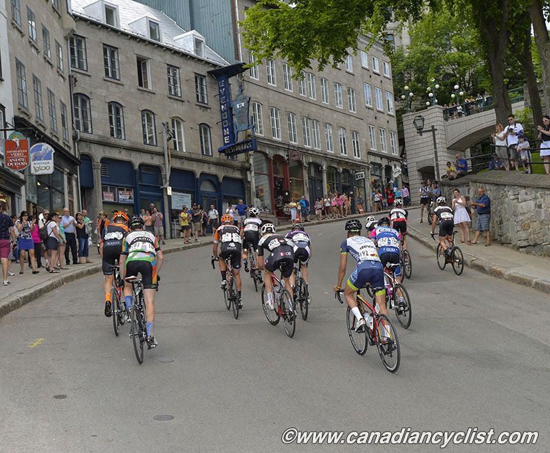 The Tour de Beauce passes through the Grand Allee in Quebec.