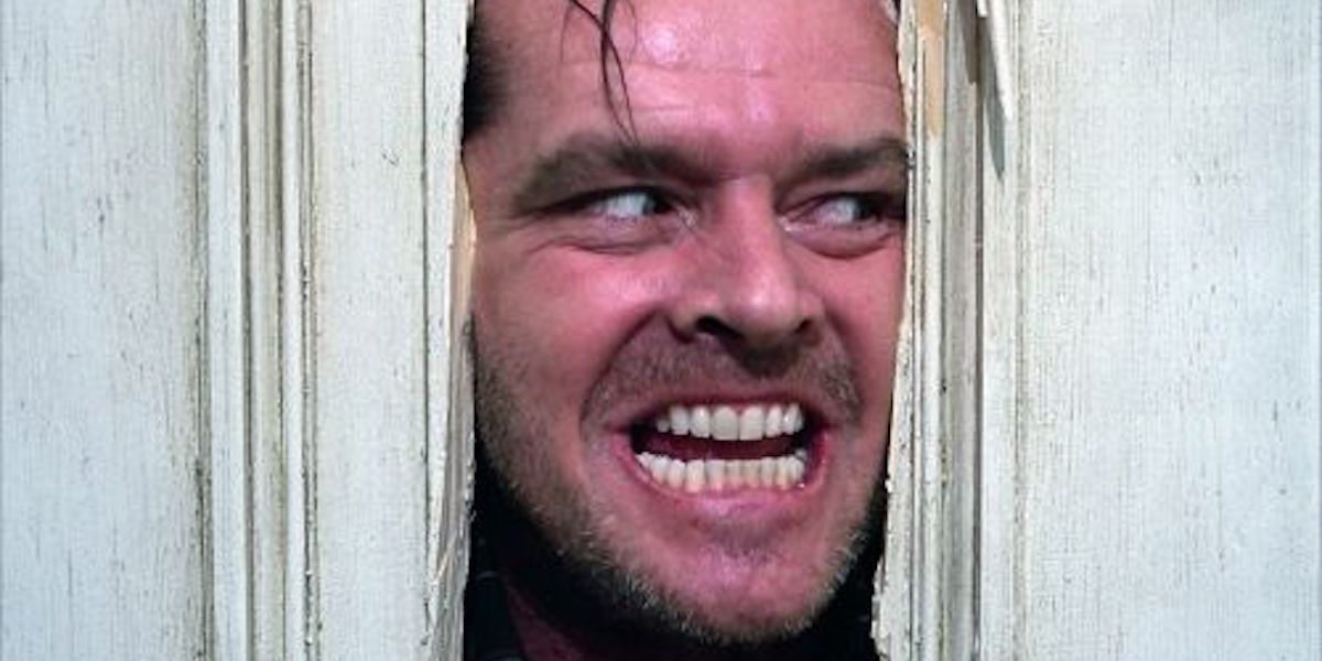 Jack Nicholson in _The Shining_