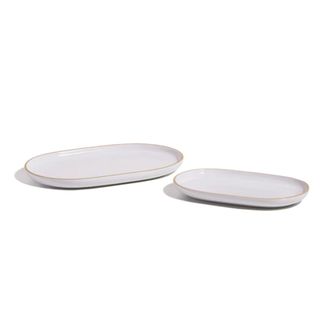 Two large serving platters