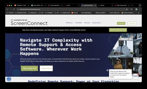 ConnectWise ScreenConnect website