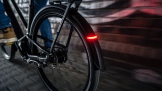 the rear light on the Orbea Diem e-bike