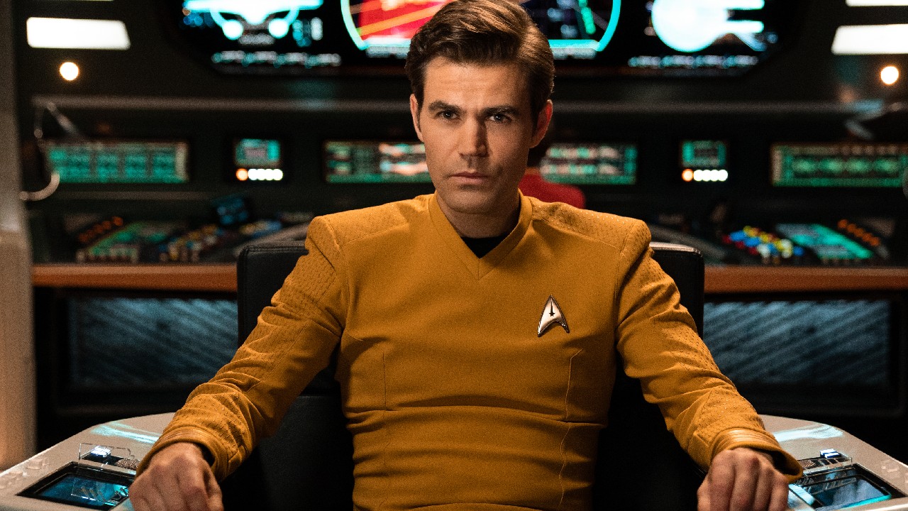 Paul Wesley in Star Trek: Strange New Worlds as James T. Kirk
