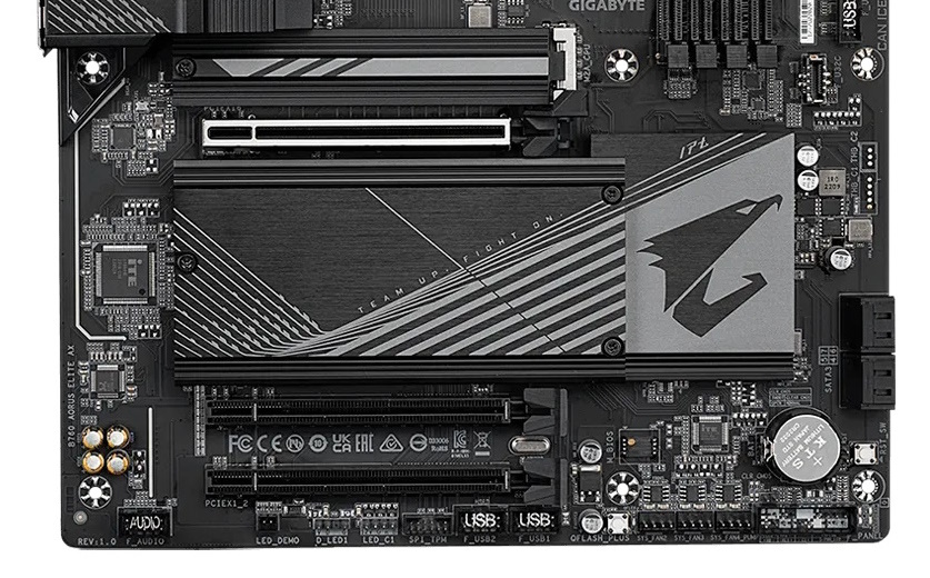 Материнская плата gigabyte b650m aorus elite ax