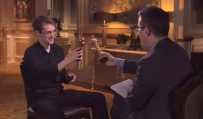 John Oliver interviews NSA leaker Edward Snowden