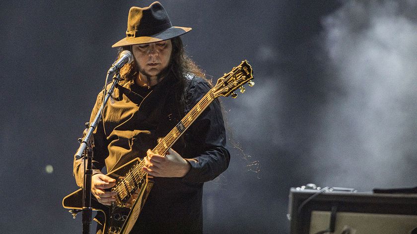SAN DIEGO, CALIFORNIA - FEBRUARY 01: Musician Daron Malakian of System of a Down performs on stage at Viejas Arena at San Diego State University on February 01, 2022 in San Diego, California. (Photo by Daniel Knighton/Getty Images)