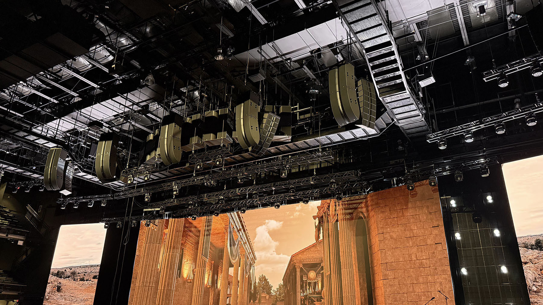 Crossroads&rsquo; flagship Oakley campus recently integrated L-Acoustics L-ISA immersive audio technology with its existing L-Acoustics main PA components.