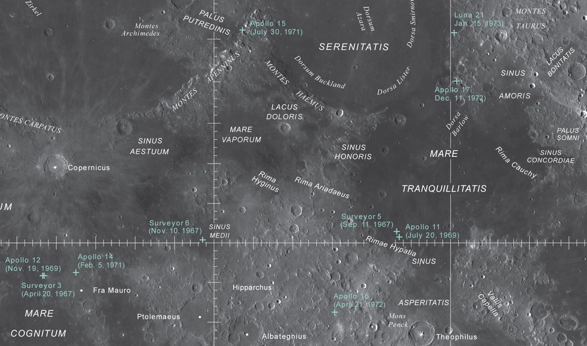 map of the moon Explore The Moon Virtually With These Awesome Global Maps Space map of the moon