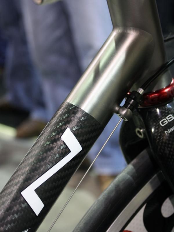 The titanium tubes were externally machined then wrapped with carbon fiber by Edge Composites.
