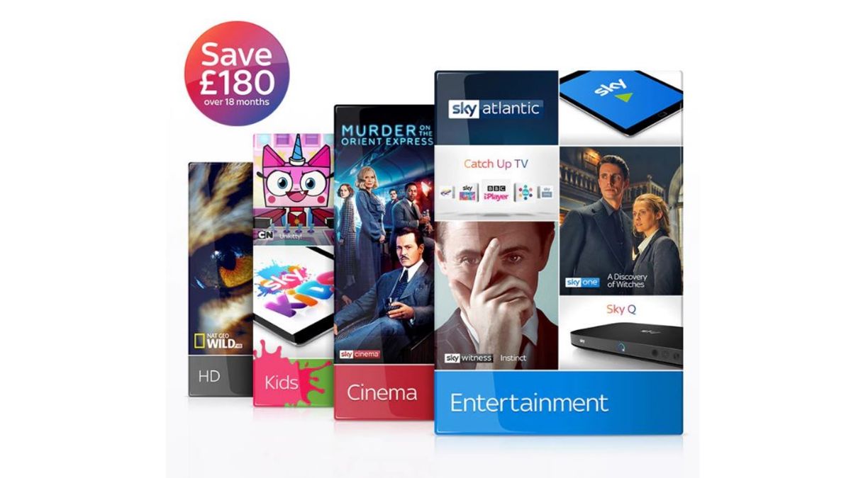 Sky deals save £180 on this HD Sky Cinema, kids and entertainment