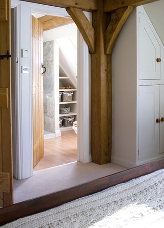 View from a bedroom through to a ensuite bathroom