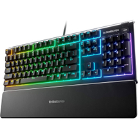 SteelSeries Apex 3 RGB keyboard $50 $34.99 at Amazon