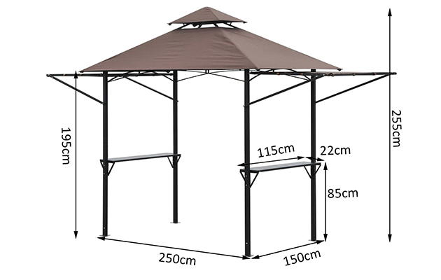BBQ Tent Camping Picnic Gazebo