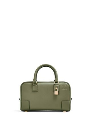 Loewe briefcase bag in olive green 