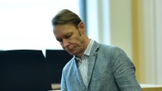 Christian Brueckner arriving at the Landgericht Braunschweig state courthouse for one of the final days of his trial for sex crimes on October 7, 2024 in Braunschweig, Germany