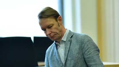 Christian Brueckner arriving at the Landgericht Braunschweig state courthouse for one of the final days of his trial for sex crimes on October 7, 2024 in Braunschweig, Germany