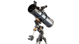 Product shot of Celestron Astromaster 130EQ, one of the best telescopes for astrophotography