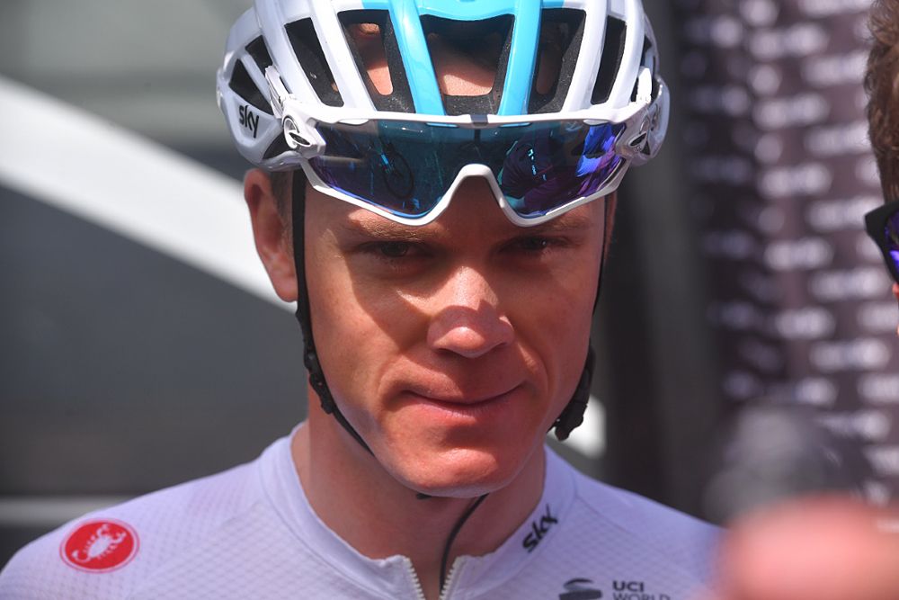 Chris Froome (Team Sky) at Tour of the Alps