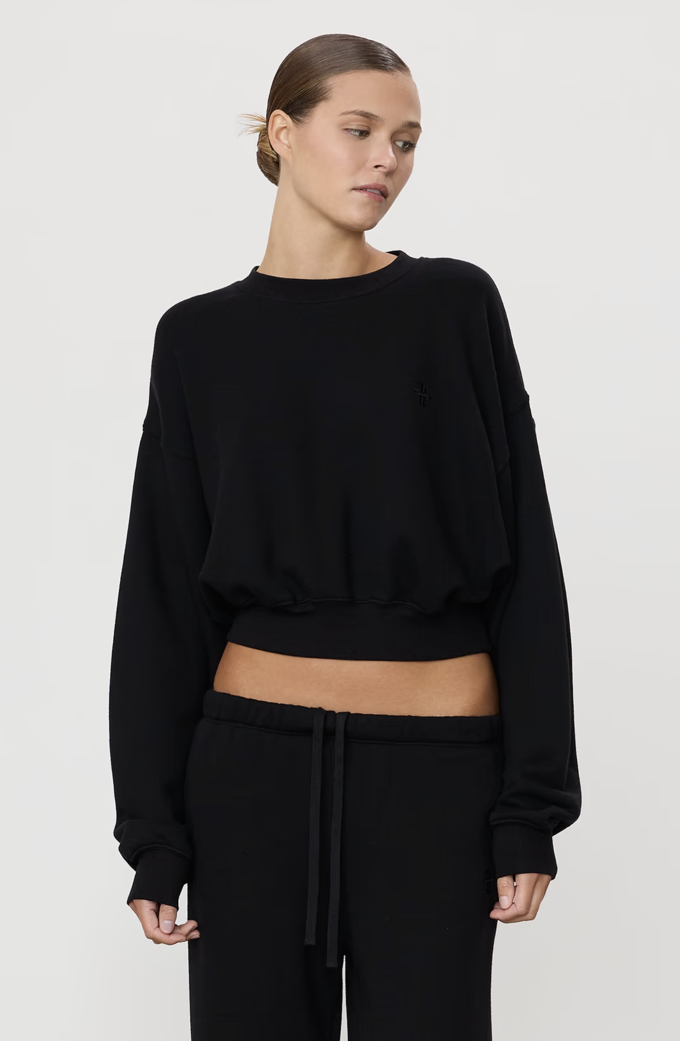 eterne, Cropped Crewneck Sweatshirt