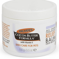 Palmer's for Pets Cocoa Butter Fragrance-Free All Over Relief Balm for Dogs