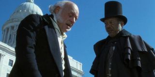 Anthony Hopkins and Morgan Freeman in Amistad