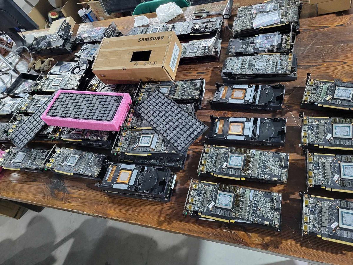 Chinese workshops recondition Nvidia's old flagship gaming GPU for