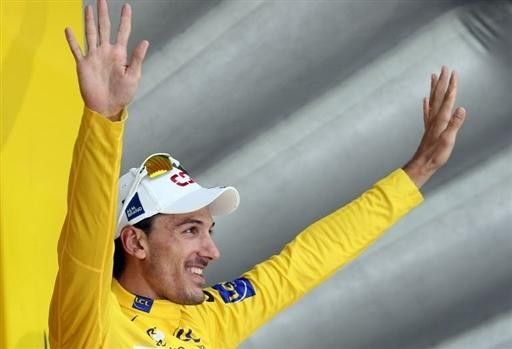 2007 Tour race leader Fabian Cancellara (Team CSC).