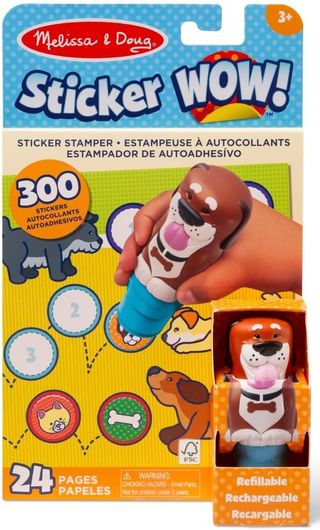 The dog version of Melissa & Doug's Sticker Wow! activity pad