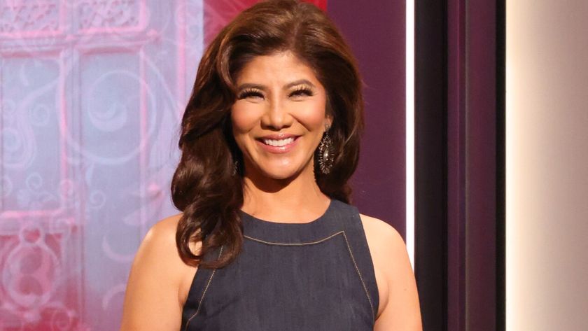 Julie Chen Moonves on the Big Brother stage