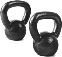 Cap barbell 25lb kettlebell set