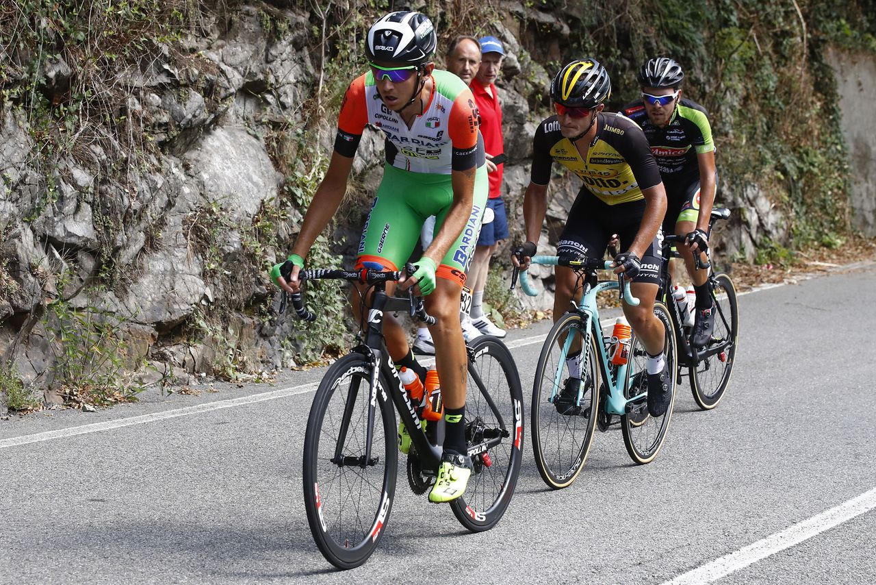 Simone Sterbini in the break at the Italian national championships