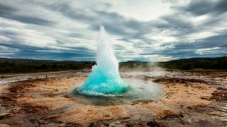 Strokkur geyser on Iceland