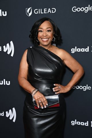 Shonda Rhimes attends the 35th annual GLAAD Media Awards at The Beverly Hilton on March 14, 2024 in Beverly Hills, California.