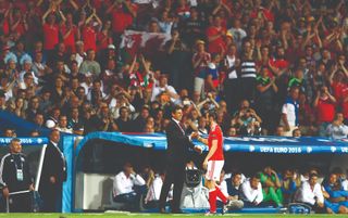 Gareth Bale and Chris Coleman, Wales, Euro 2016 - Euro 2020