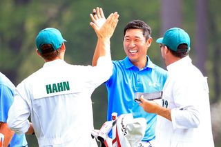 James Hahn hole in one The Masters - Preview Day 2