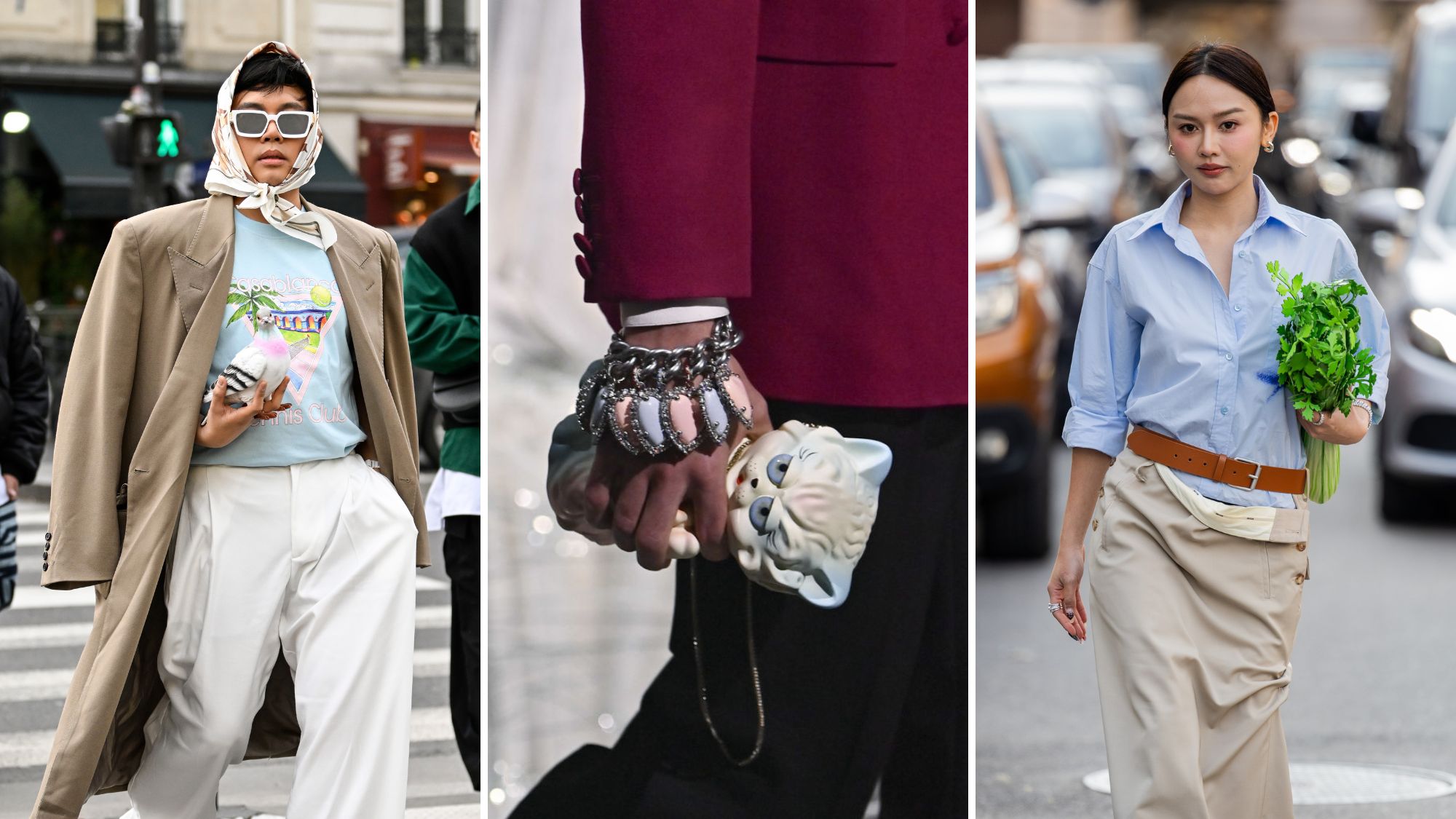 street style stars carrying novelty bags
