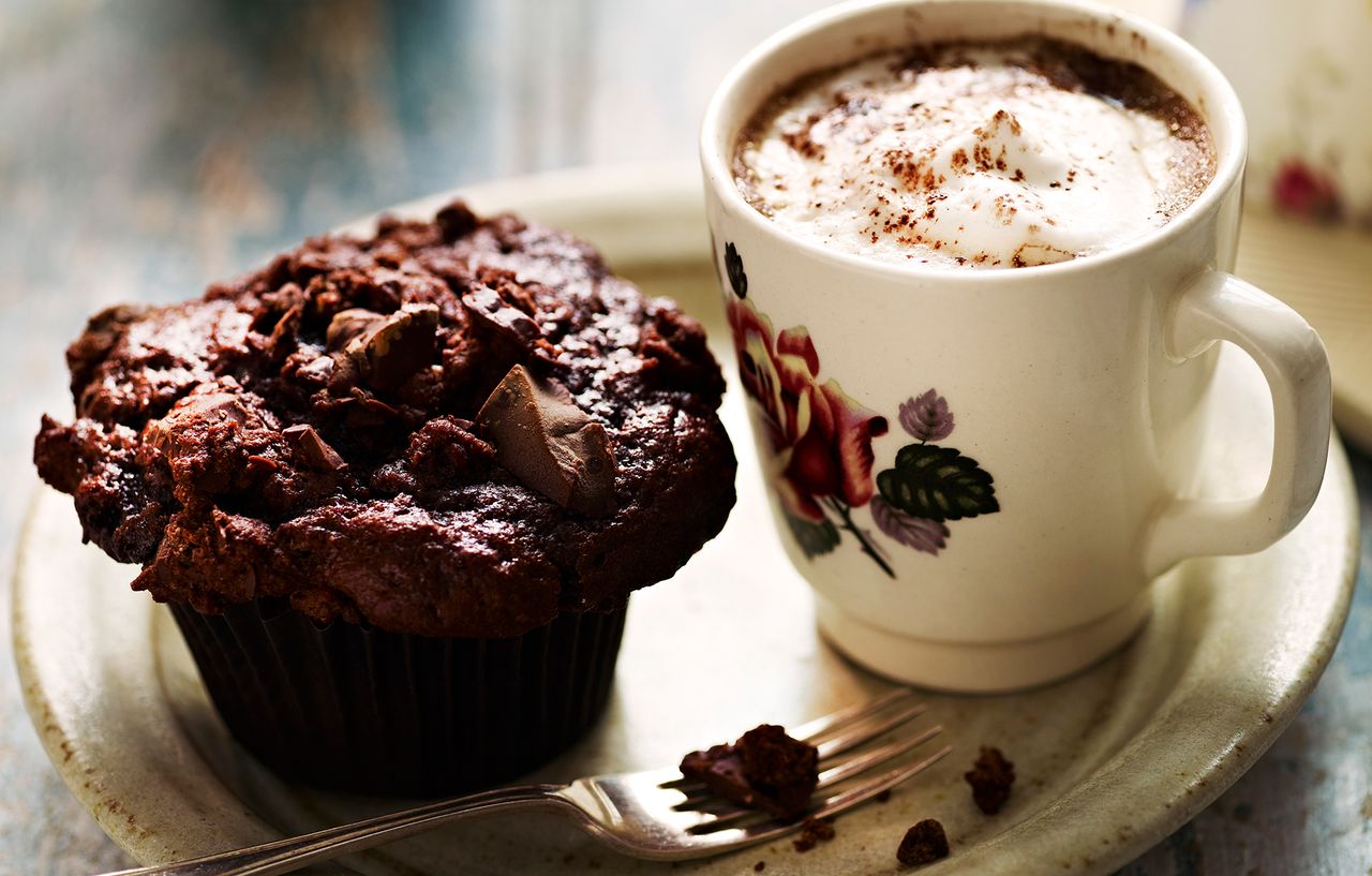 Chocolate banana muffins