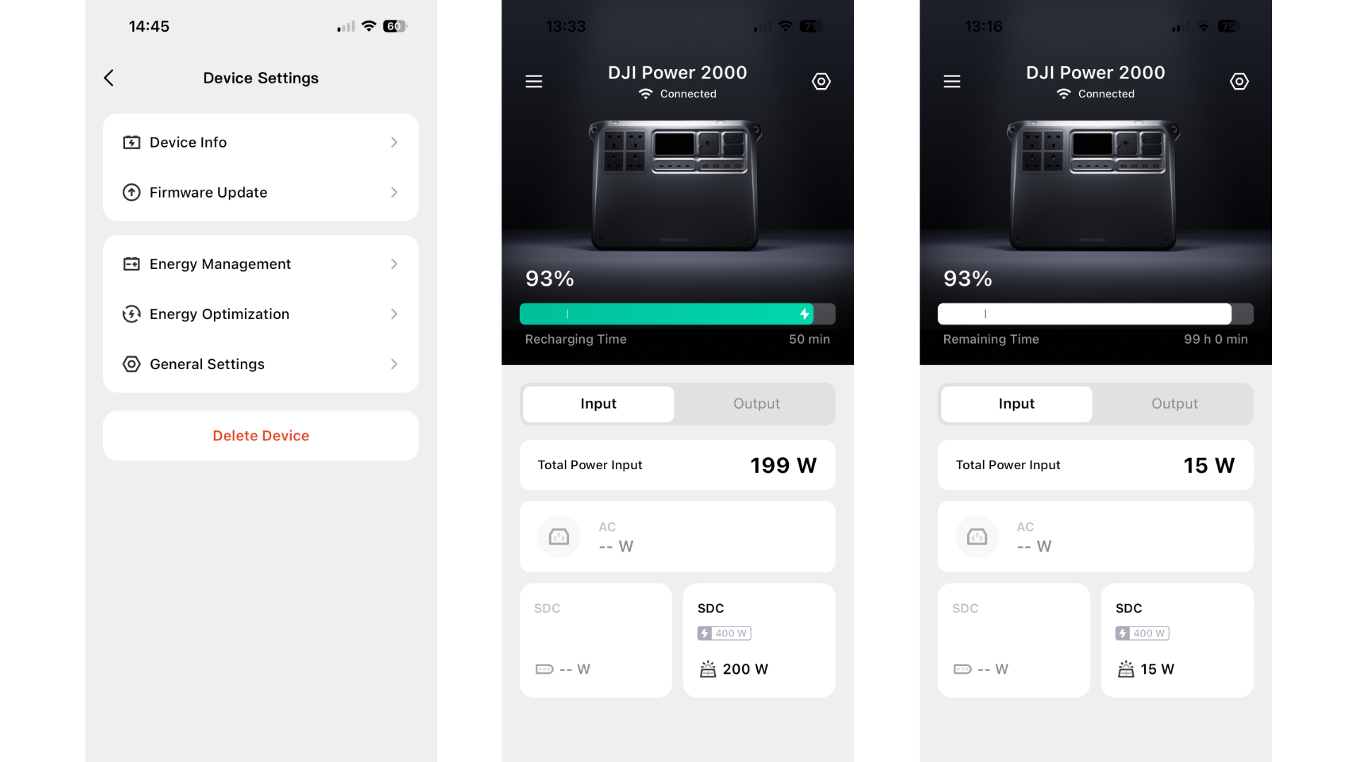 DJI Power 2000 app
