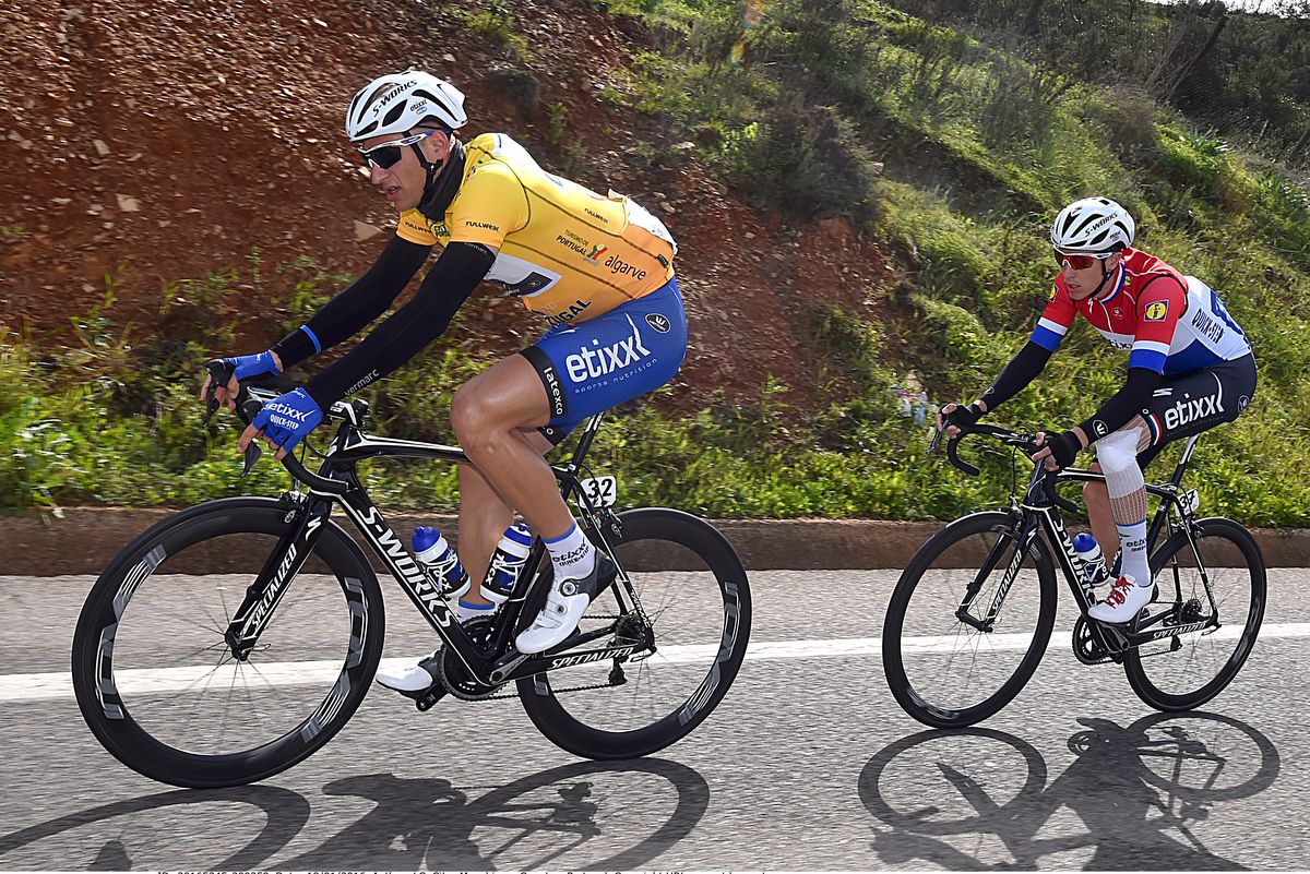 Race leader Marcel Kittel (Etixx-Quick Step) was saving his legs today for later in the race